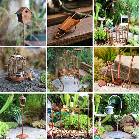 Rustic Fairy Garden Decor Collection