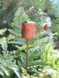 Vintage Rustic Watering Can Pick Miniature Fairy Garden Decor