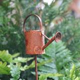 Vintage Rustic Watering Can Pick Miniature Fairy Garden Decor