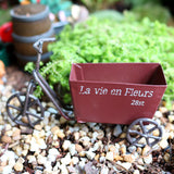 Vintage Rustic Tricycle Planter Miniature Fairy Garden Decor