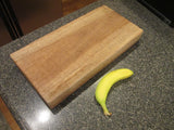 Handcrafted Solid Mahogany Wood Fruit Tray Rustic Primitive Large 16 x 8 x 2"