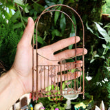 Rustic Vintage Garden Arch Gate Arbor Miniature Fairy Garden Decor