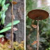 Vintage Rustic Birdbath Pick Miniature Fairy Garden Decor