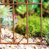 Rustic Vintage Garden Gate Fence Miniature Fairy Garden Decor